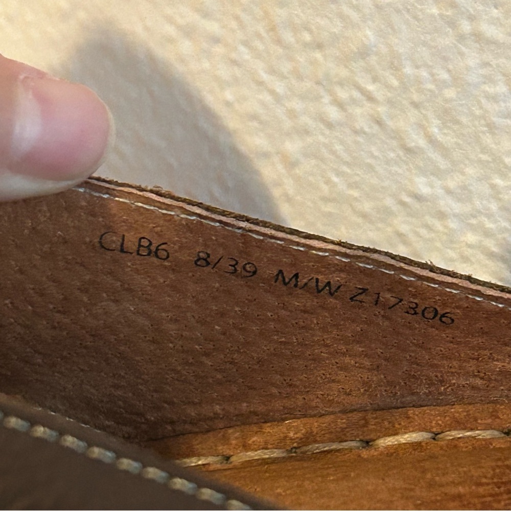 Born concept b.o.c Kallie brown genuine leather wedge sandals comfort size 8 - Picture 4 of 13